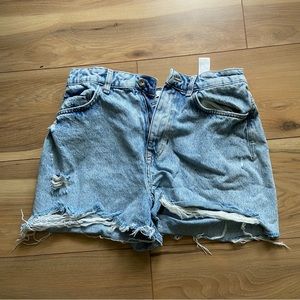 Distressed Jean Shorts
